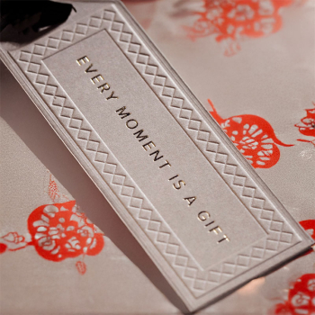 Preview: Gift Tags, kit colour Every Moment is a gift embossing, style