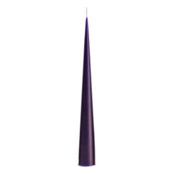 Ester-Erik Cone Candle dark amethyst, 37cm solo