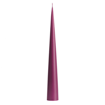 Ester-Erik Cone Candle plum, 37cm solo