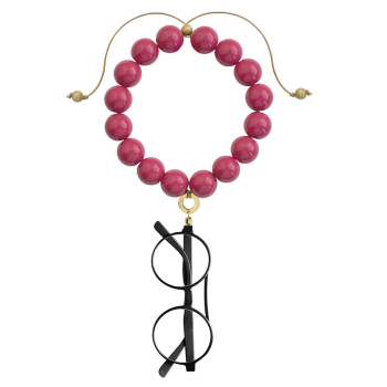 Eyesonoff, Halskette, Brillenkette,  Chocker pink