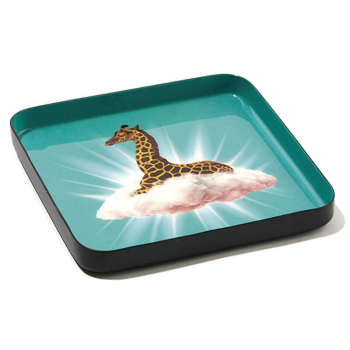 Preview: Gangzai Vide Poche, Celestine, Mini Tablett, quadratisch, Lack merhfarbig,, detail