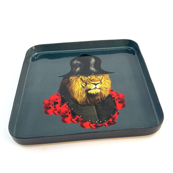 Preview: Gangzai LION QUICHOTTE Vide Poche, Mini Tablett, quadratisch, Curiosito-Phoenix-Circus , detail