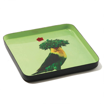 Preview: Gangzai Vide Poche, Romeo, Mini Tablett, quadratisch, Lack merhfarbig,, detail