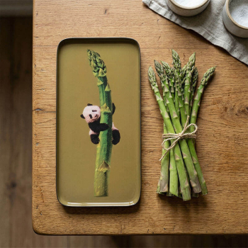 Preview: Gangzai Vide Poche, rechteckiges Tablett, SACHA, Tablett, rechteckig, Lack mehrfarbig,  style