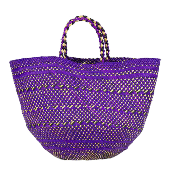 Guanabana Tote Canasto Bag S, Iraca, violett
