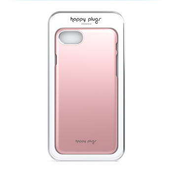Happy Plugs iPhone 7 SLIM Case MARMOR pink gold