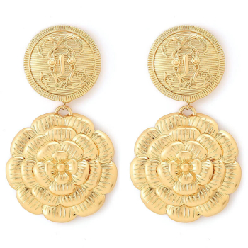 Interdee Ohrstecker Fleur gold