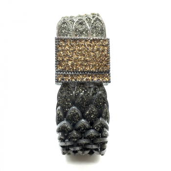 kmo gliederarmband SAN MARCO grün goldr, detail
