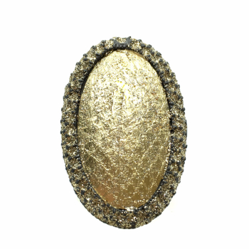 Kmo ring Nika, Snake gold Glitter gold, top