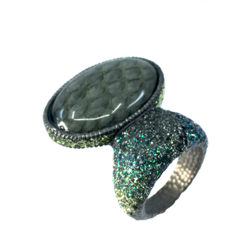 Kmo ring Sofia Kamelite grün