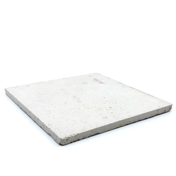 Preview: Travertin Untersetzer Lobster 20x20cm rückseite