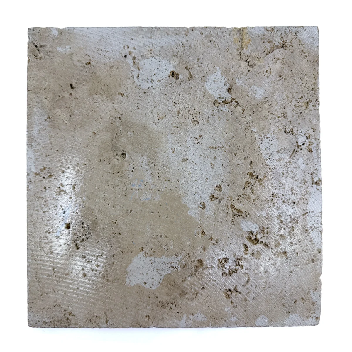 Preview: Travertin Untersetzer Tulipe rouge 20 x 20 cm von Trixi Gronau, rueckseite