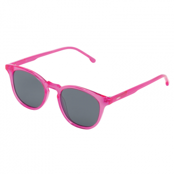 Komono Sunglasses BEAUMONT Neon Pink solid smoke lensses