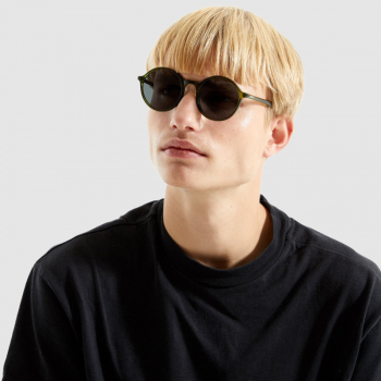 Komono Sunglasses Madison, ern green frame, smoke lenses, style