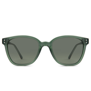 Komono Renee Sonnenbrille grünes Gestell, grüne Gläser, Frontansicht