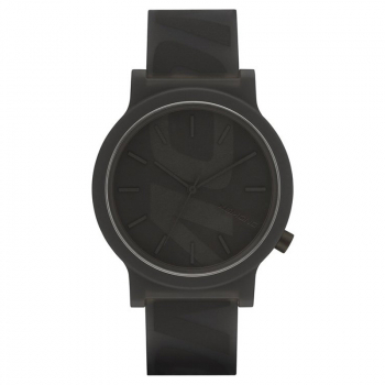 Komono Armbanduhr mono-ftag schwarz, front
