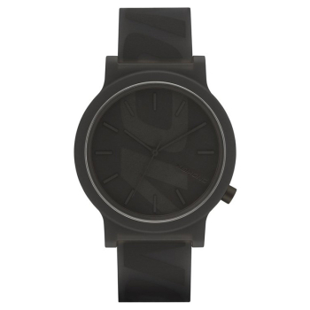 Komono wrist watch mono-tag black front