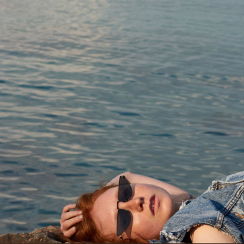 Komono Sunglasses Ava black, cat eye , solid smoke black lenses, style