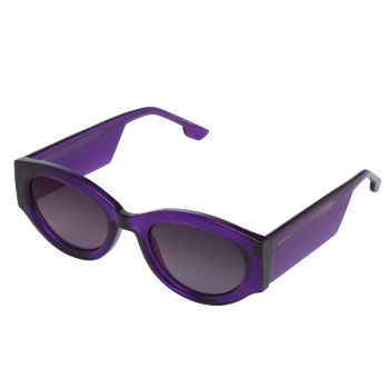 Komono Dax Violett Sonnenbrille solid smoke violett Gläser, Seitenansicht