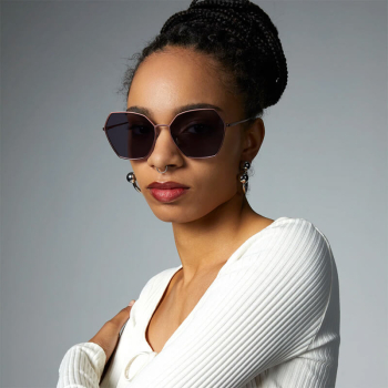 Preview: Komono Sonnenbrille Belle Expidition Galaxy night solid grün getönte Gläser, style
