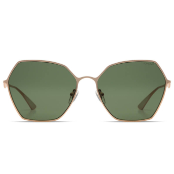 Preview: Komono Sonnenbrille Belle Expidition Galaxy night solid grün getönte Gläser, Front