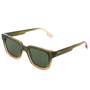 Komono Sonnenbrille Bobby Pacific Sunset grün,  getönte Gläser, Seitenansicht