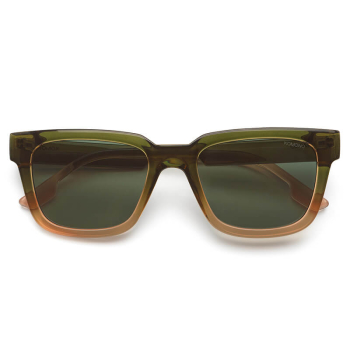 Preview: Komono Sonnenbrille Bobby Pacific Sunset grün,  getönte Gläser, front