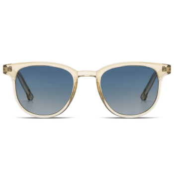 Komono Francis sage gradient Sonnen transparent Optik Gestell, Gläser hellblau-gelb getönt, front