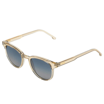 Komono Francis sage gradient Sonnen transparent Optik Gestell, Gläser hellblau-gelb getönt, Seitenansicht