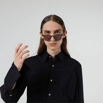 Komono Francis Sonnenbrille musk Gestell, Gläser dunkelblau, style Ansicht