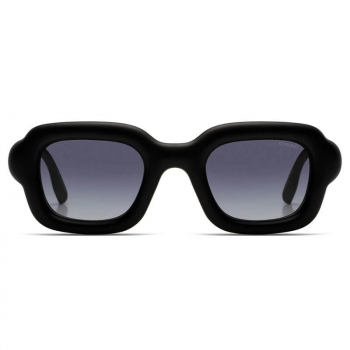 Komono Sunglasses Miles carbon, gradient smoked lenses, bio nylon frame black, front