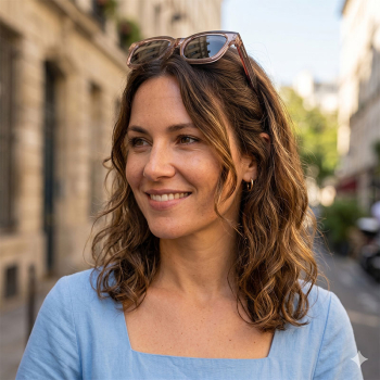 Preview: Komono Sienna Sonnenbrille Rose Viper getönte Gläser, style