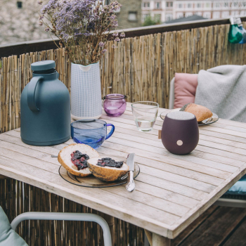 Kreafunk kabelloser Lautsprecher, aJazz, plum aubergine, style