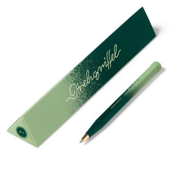 Leuchtturm Kugelschreiber Drehgriffel Nr1 gradient verlaufend forestgreen-salbei, Verpackung