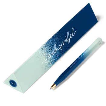 Leuchtturm Kugelschreiber Drehgriffel Nr1 gradient verlaufend rMarine/Mint Green, Verpackung