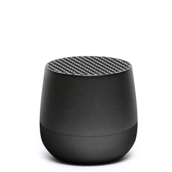 Lexon bluetooth speaker Mino Alu matte black front view