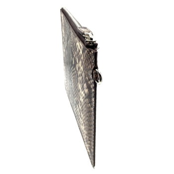 Nurage, Clutch pitone stampato natur, seitlich
