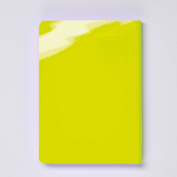 Nuuna Notizbuch A6 Candy S Neon gelb, Rückansicht