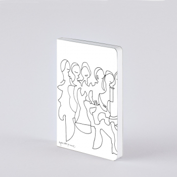 Nuuna Notizbuch, A6, graphic-s-friends-by-myriam-beltz, front Seite
