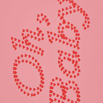 Nuuna, Notebook, Graphic S, Oh Baby, flex cover from smooth bonded leather minidots pages, rot, detail