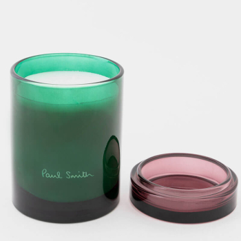 Preview: Paul Smith Duftkerze Botanist,Glasgefäss, grün-aubergine, offen
