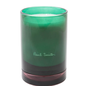 Preview: Paul Smith Duftkerze Botanist,Glasgefäss, grün-aubergine, detail