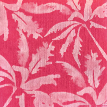 Paviot, Serviette, Beach rose bedruckt in Pink, Motiv Palmen