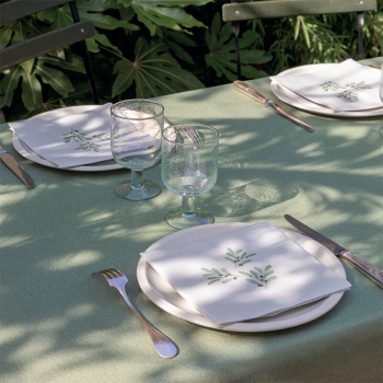 Preview: Paviot, Napkin, Olivier, grey green, style2