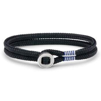 Pig & Hen Armband Don Dino navy-sand geflochtenes Nylon