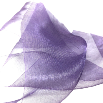 ORGANDY Geschenkband Material moire Farbe mauve ohne Drahtband