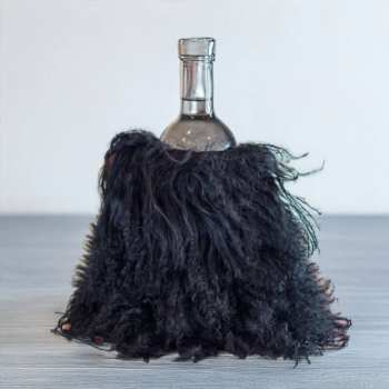 Qult Flaschenkuehler, Hussel, Tibet lamm schwarz, style