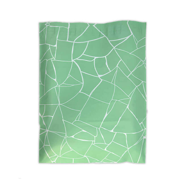 SNAZZY BAG Briefumschlag Geotrix, Druck grafisches Muster, grün