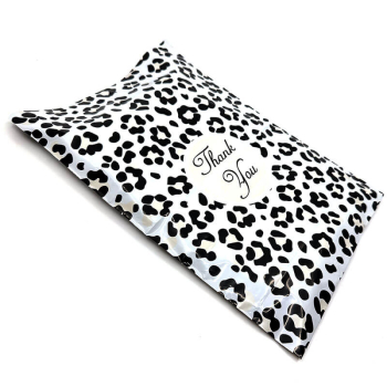 SNAZZY BAG Briefumschlag Leox, Druck schwarz rosa