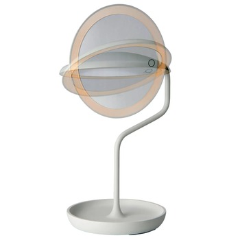 Preview: VERSAILLES LED vanity mirror with adjustable mirror head shown in different positions